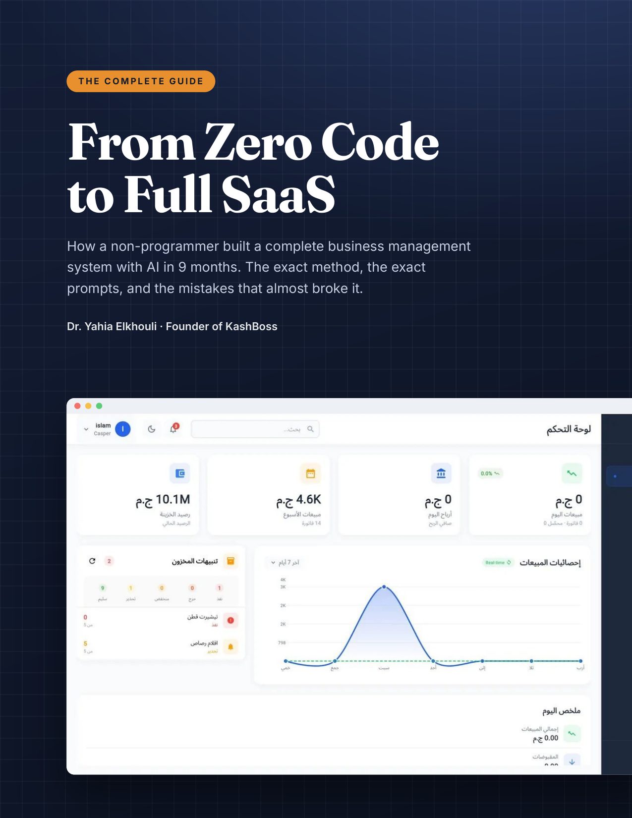 The cover of From Zero Code to Full SaaS